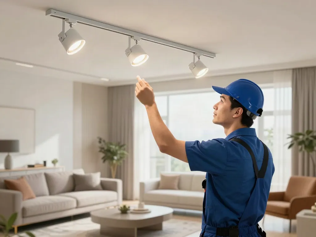 Spoturi și proiectoare LED pe sina magnetică – serviciu de încredere pentru iluminat interior.