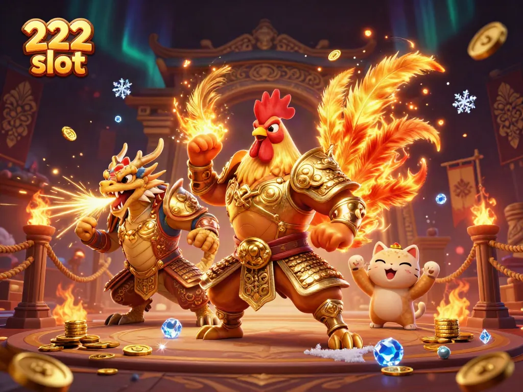 Rasakan keseruan bermain 222 slot di arena kasino dengan simbol keberuntungan yang memikat.