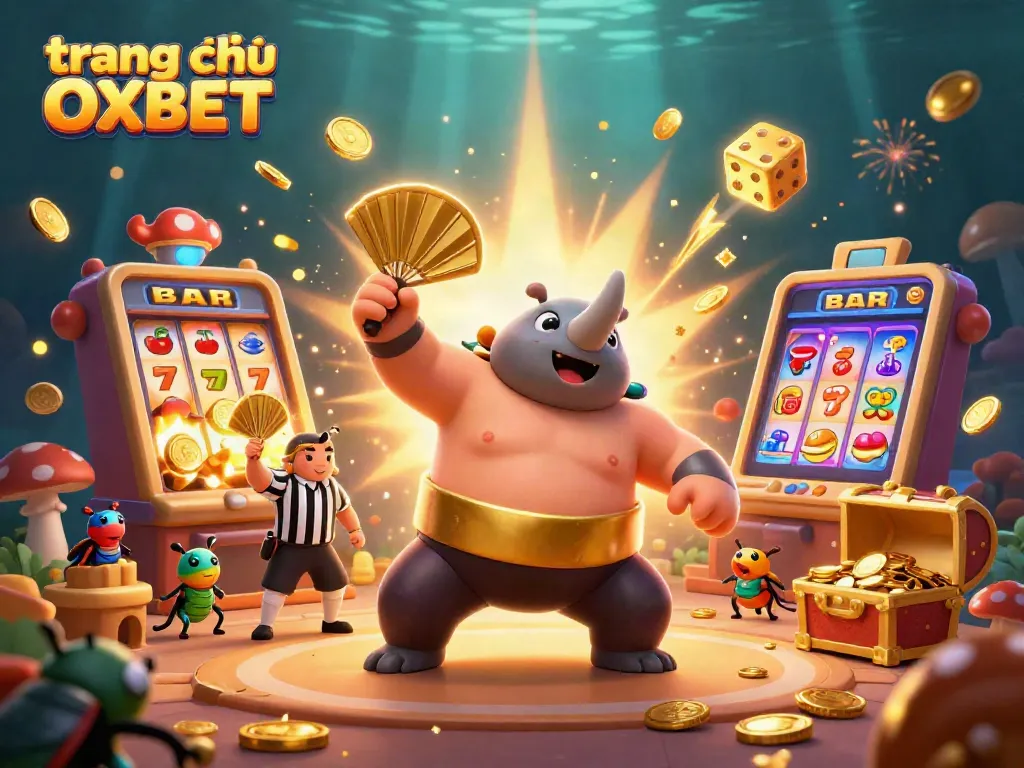 Experience the excitement of trang chủ OXBET with a dynamic casino scene filled with thrilling elements.