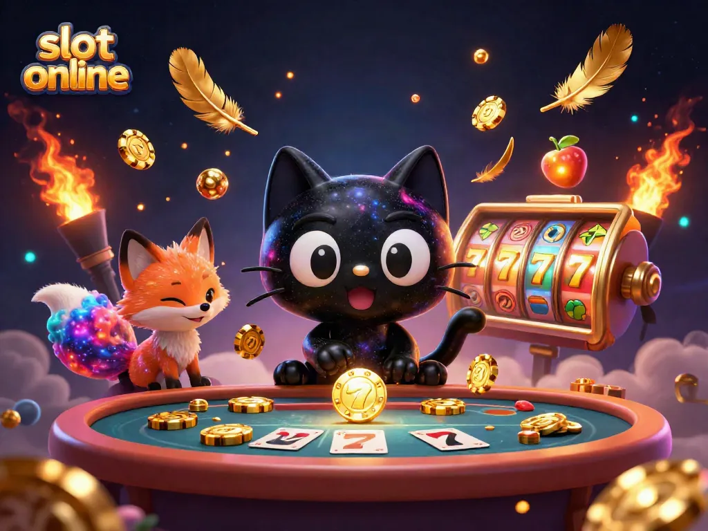 Slot online menghadirkan pengalaman bermain yang mengasyikkan dengan kucing hitam dan rubah nebula di casino.