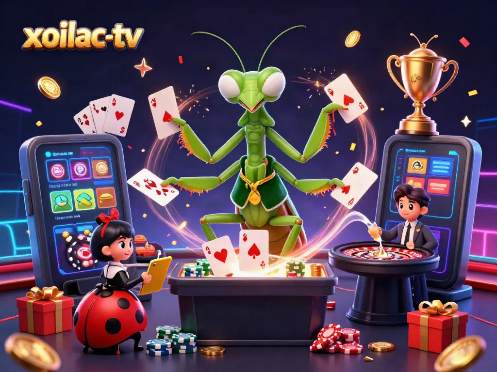 Experience the excitement of sports betting with xoilac-tv in this vibrant, dynamic casino scene.