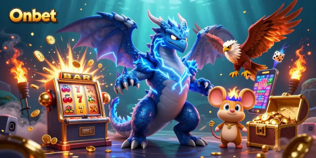 Experience exhilarating games at Onbet with dynamic 3D visuals and jackpot excitement.