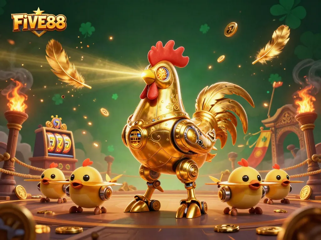 Experience dynamic gaming action at FIVE88 with exciting casino elements and vibrant visuals.