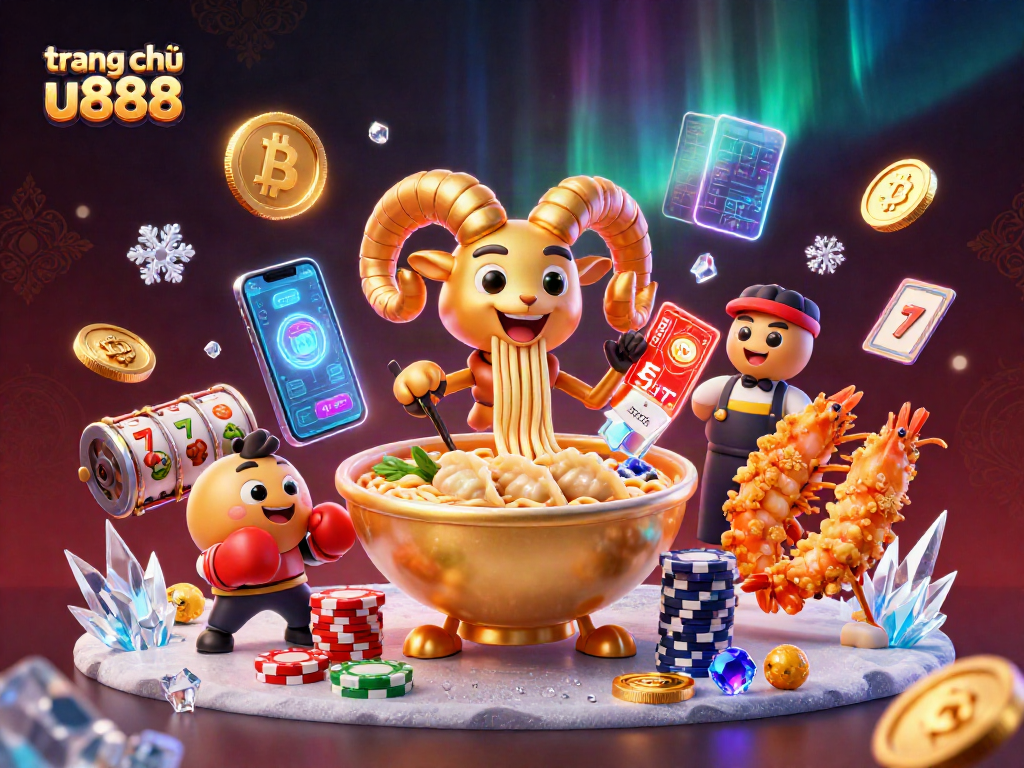 Engage in thrilling gameplay at trang chủ u888 with vibrant characters and exciting casino elements.
