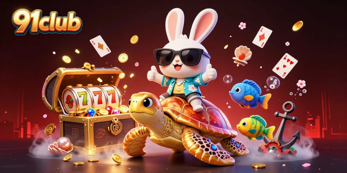 Win big with 91club and enjoy colorful casino adventures in a vibrant underwater scene.