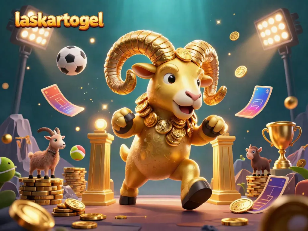 Experience thrilling action and winning strategies with laskartogel in a dynamic casino scene featuring golden ram and sports elements.