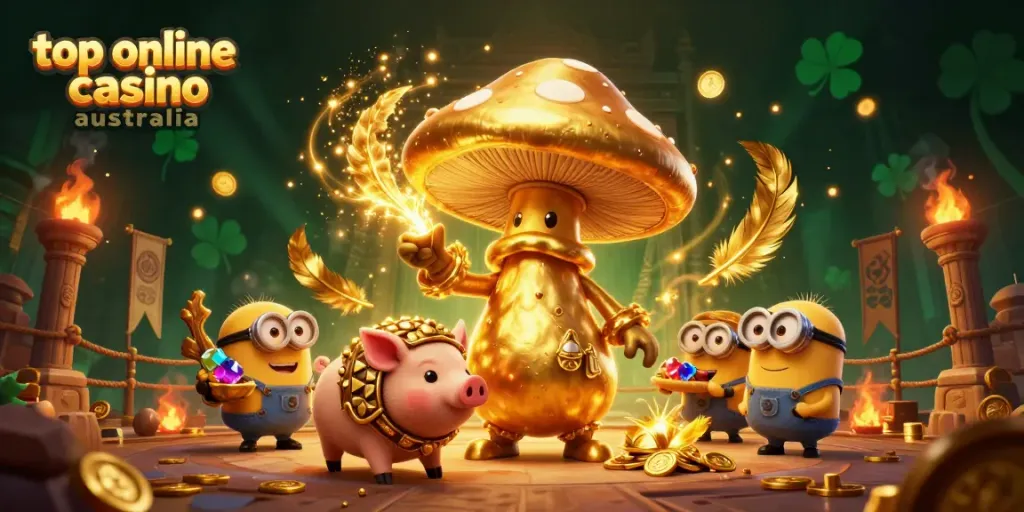 Experience exciting gameplay at top online casino Australia with magical characters and betting elements.