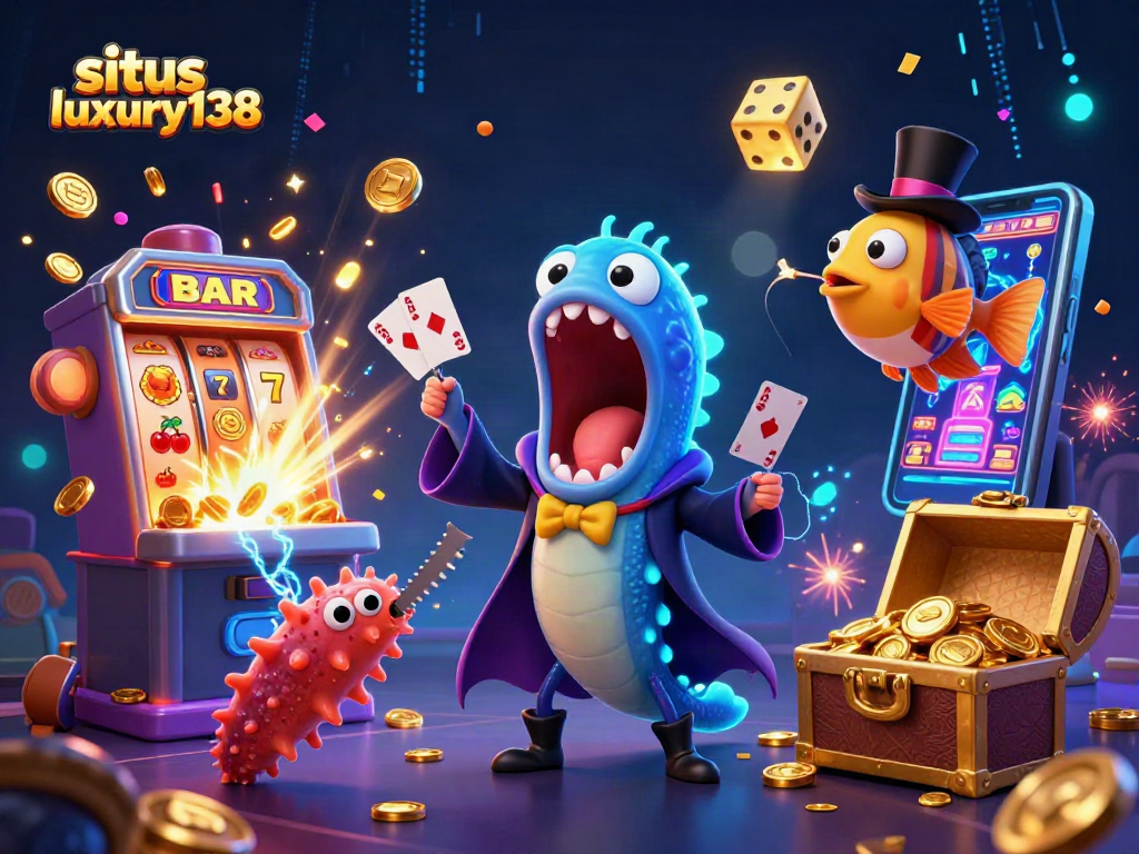Situs luxury138 menghadirkan slot jackpot mengesankan saat ikan gulper melakukan sihir kasino.