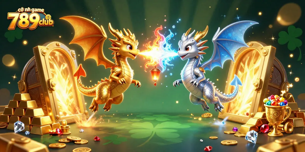 Experience thrilling gameplay at cổng game 789club with engaging dragons and treasure elements.