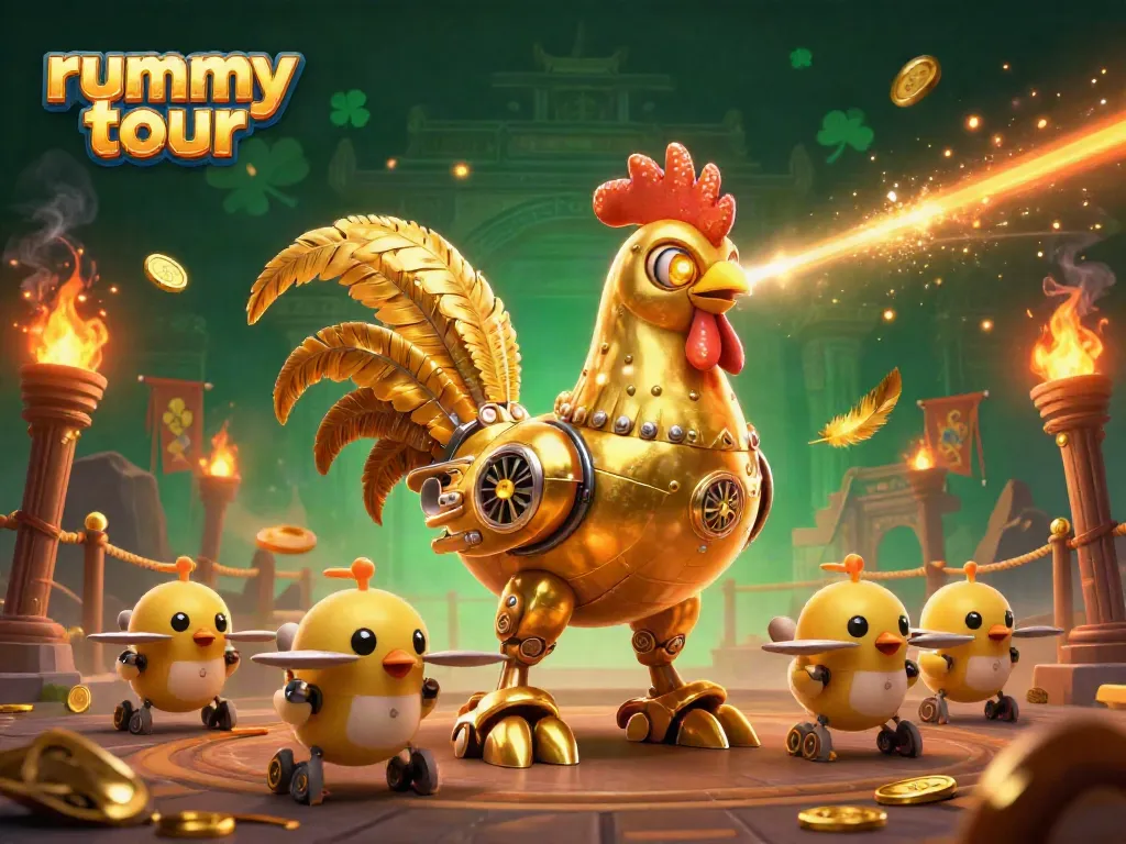 Rummy tour mengajak pemain dalam petualangan kartu dengan animasi mengesankan di arena bertarung.