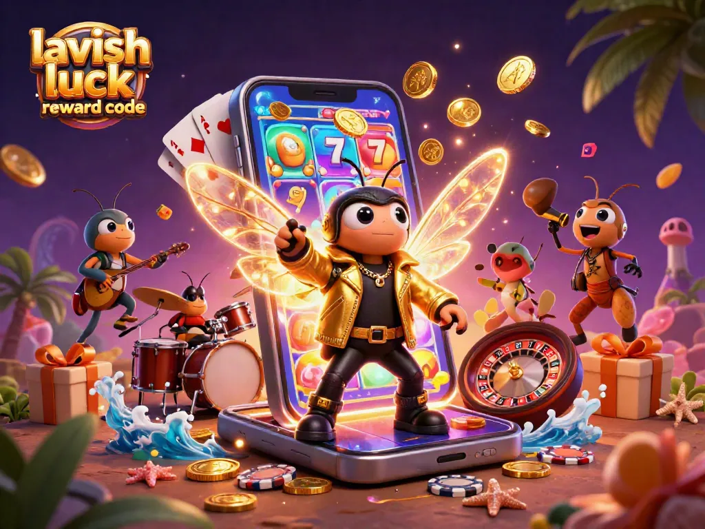 Experience thrilling wins with the lavish luck reward code while spinning colorful slot games.