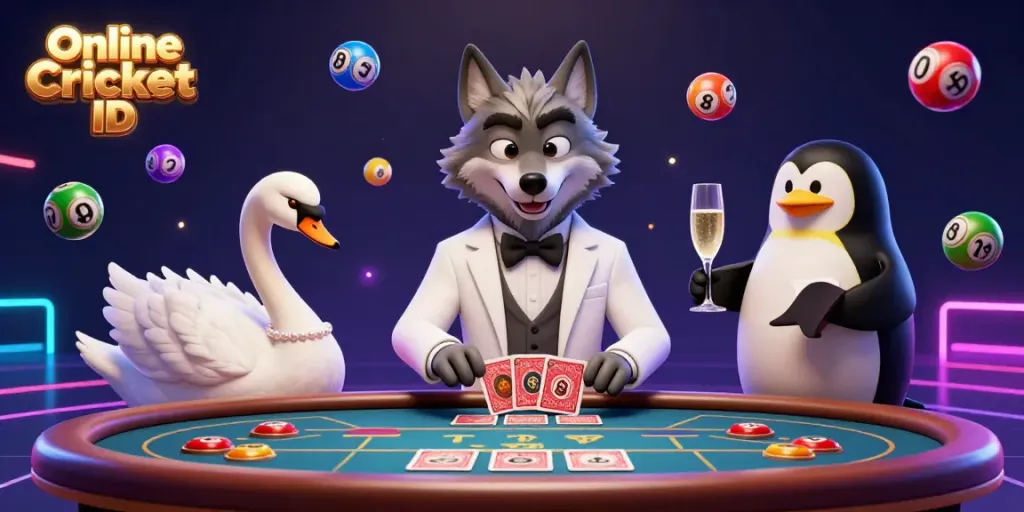 Experience thrilling gameplay with Online Cricket ID as dynamic characters interact in an engaging casino scene.